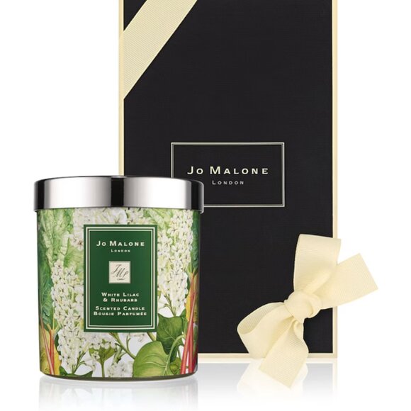 Jo Malone London White Lilac & Rhubarb Charity Classic Candle - Picture 1 of 4